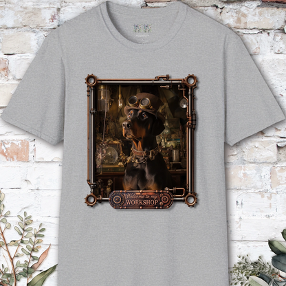 Doberman #1 Steampunk Unisex T shirt