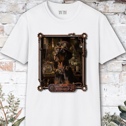 Doberman #1 Steampunk Unisex T shirt