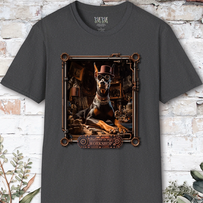 Doberman #2 Steampunk Unisex T shirt