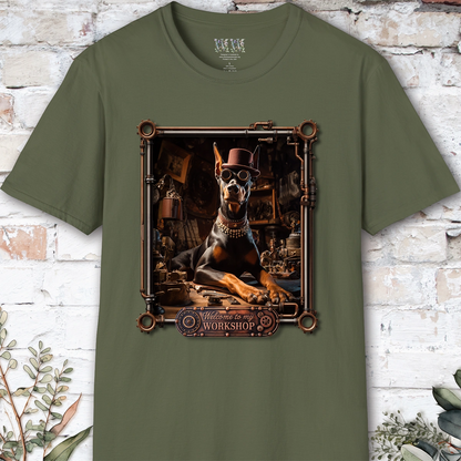 Doberman #2 Steampunk Unisex T shirt