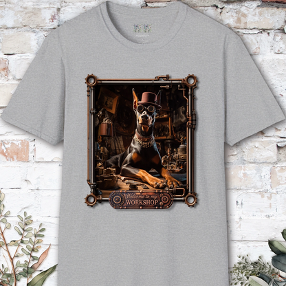 Doberman #2 Steampunk Unisex T shirt