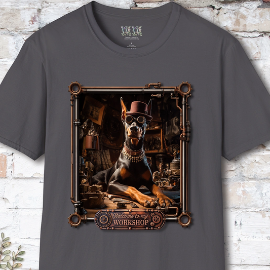 Doberman #2 Steampunk Unisex T shirt