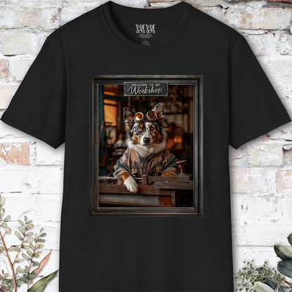 Australian Shepherd Workshop Unisex T shirt