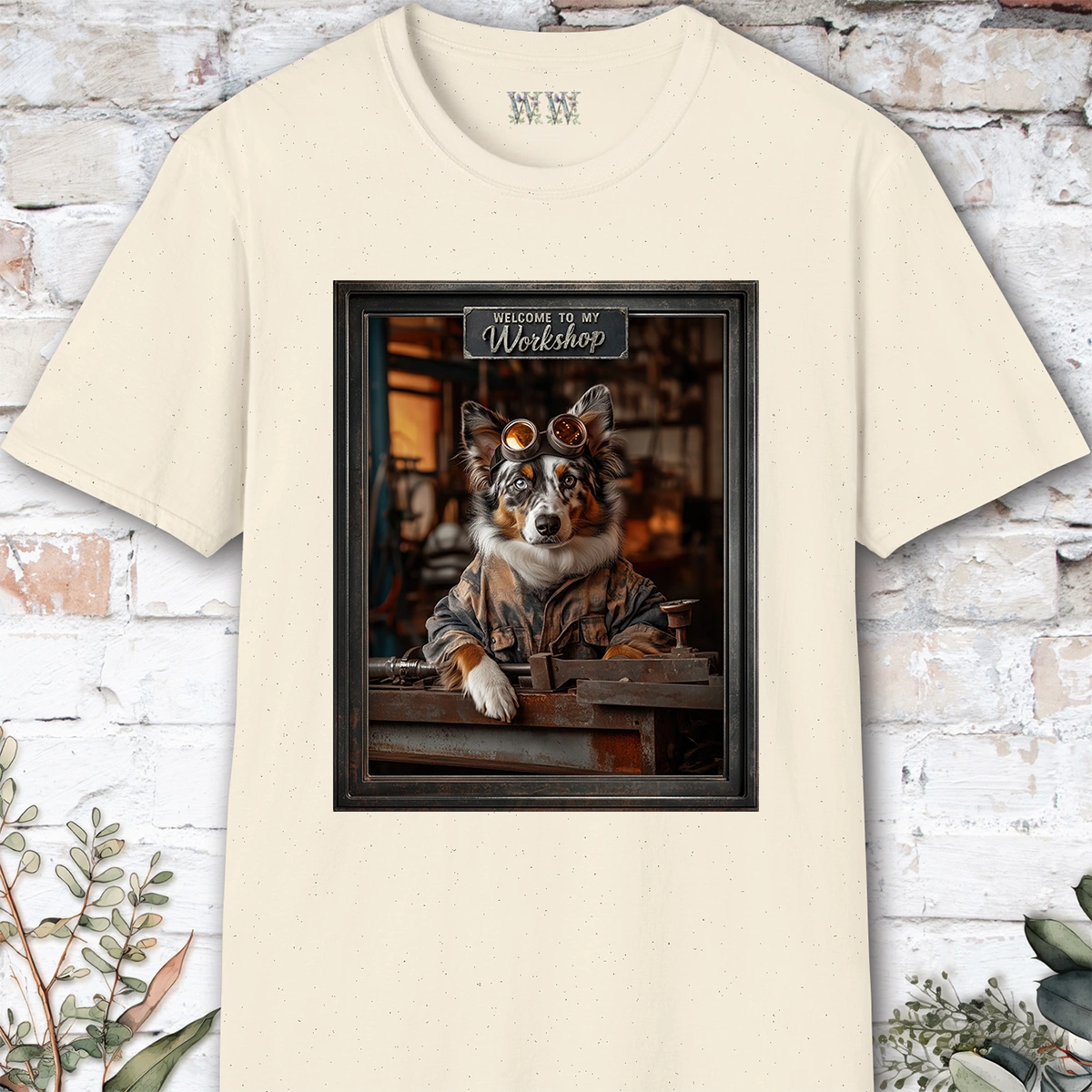 Australian Shepherd Workshop Unisex T shirt