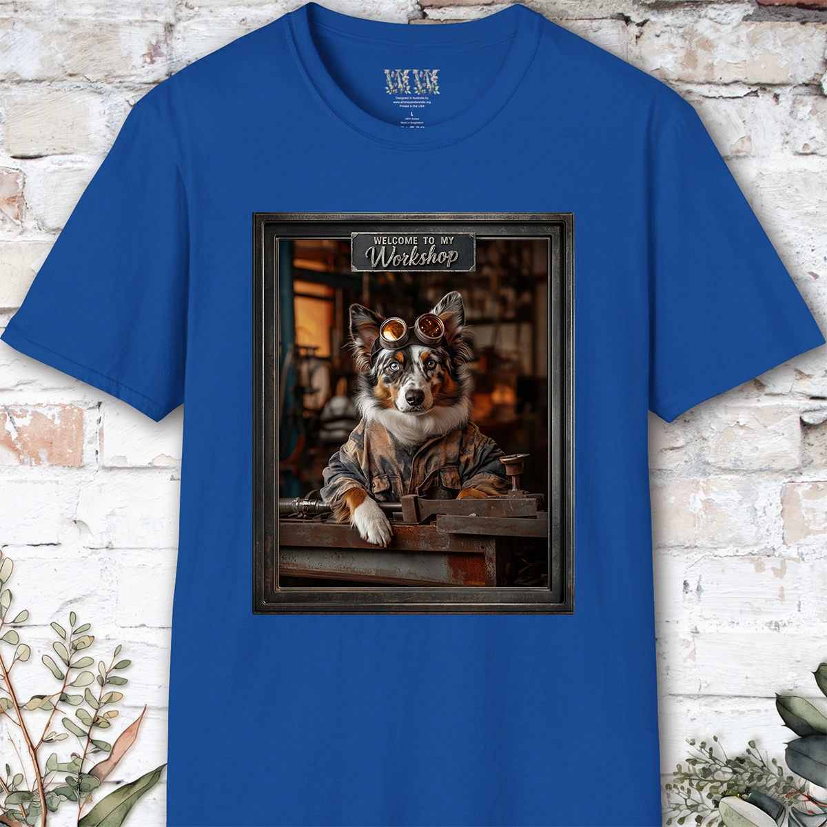 Australian Shepherd Workshop Unisex T shirt