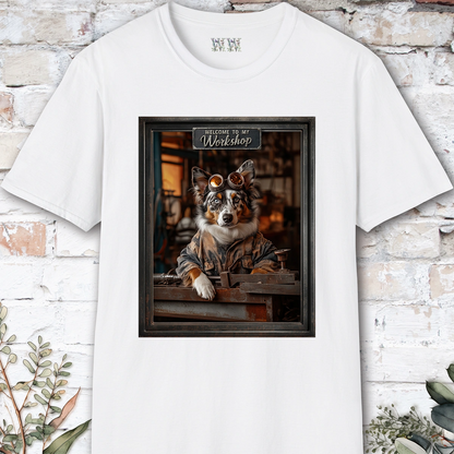 Australian Shepherd Workshop Unisex T shirt
