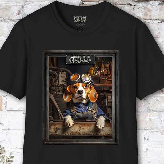 Beagle Workshop Unisex T shirt