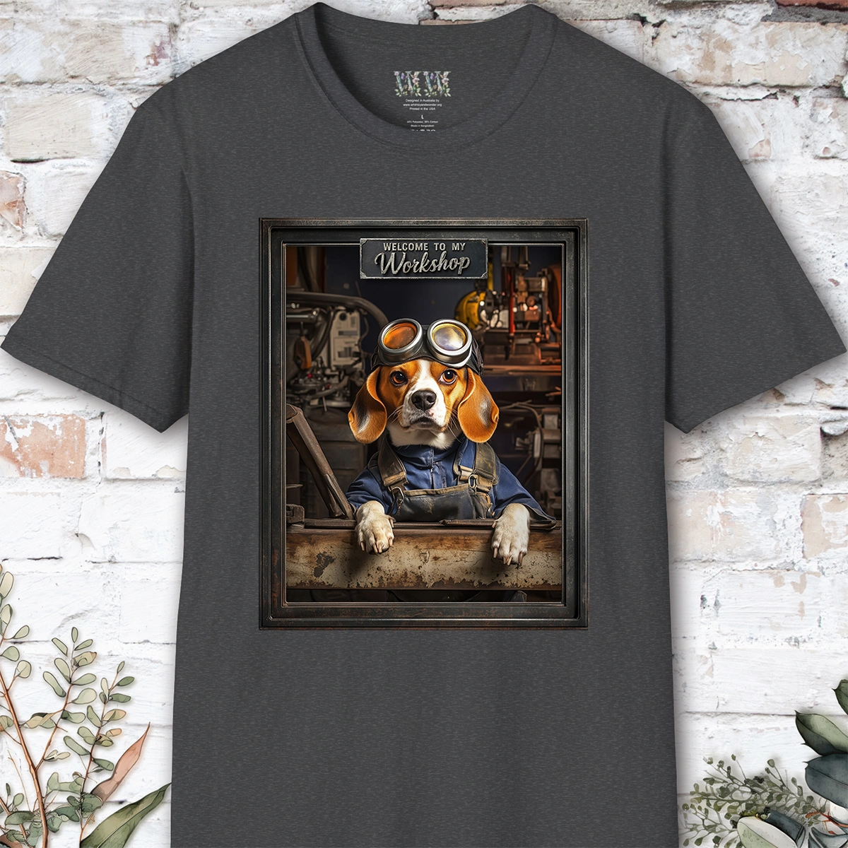 Beagle Workshop Unisex T shirt