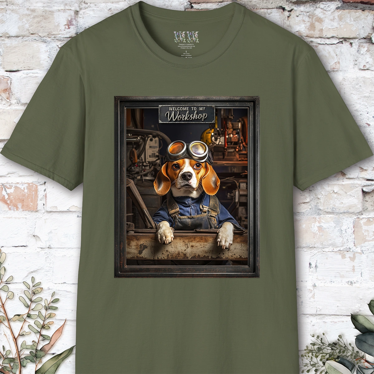 Beagle Workshop Unisex T shirt