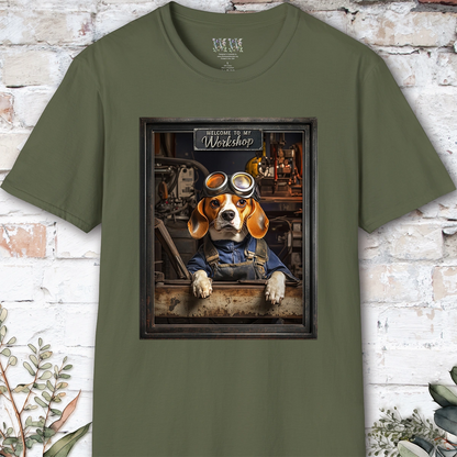 Beagle Workshop Unisex T shirt