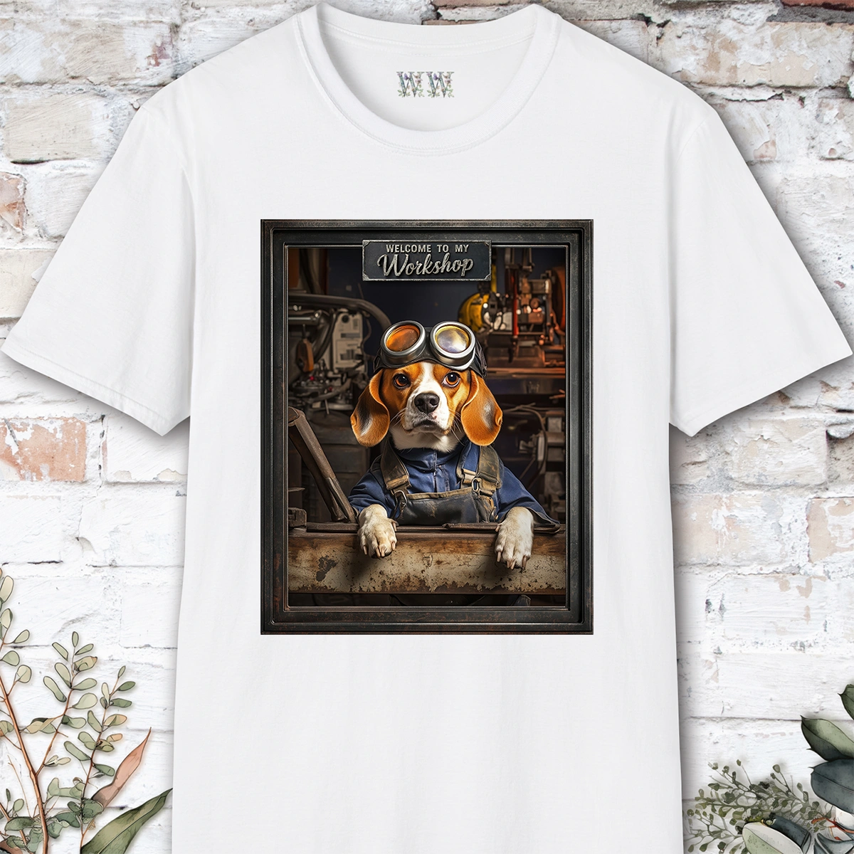 Beagle Workshop Unisex T shirt
