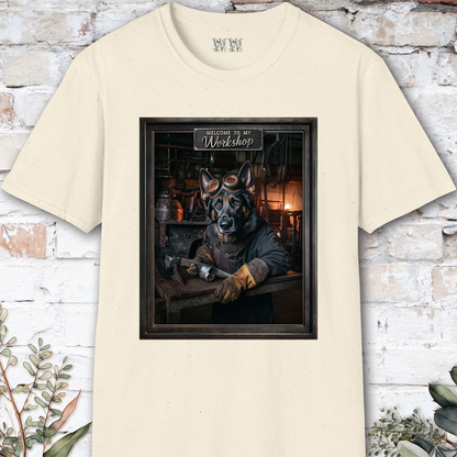 Black German Shepherd #2 Workshop Unisex T shirt