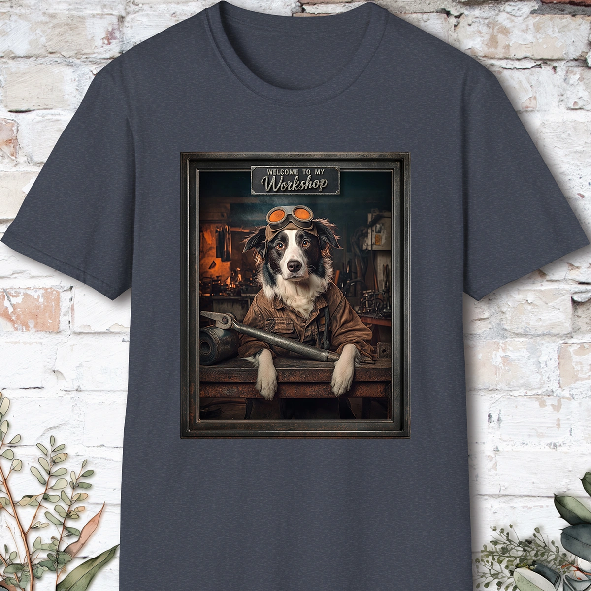 Border Collie Workshop Unisex T shirt