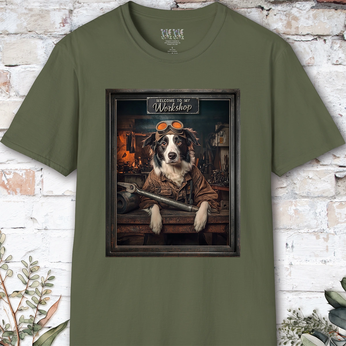 Border Collie Workshop Unisex T shirt
