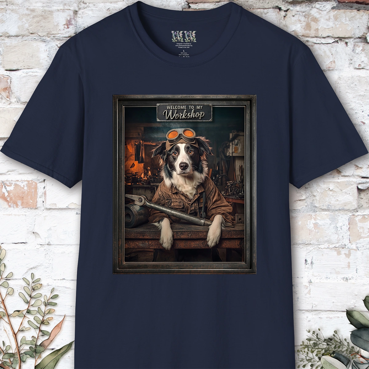 Border Collie Workshop Unisex T shirt
