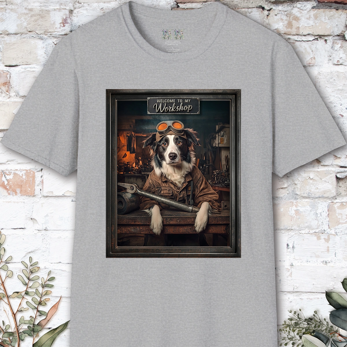 Border Collie Workshop Unisex T shirt