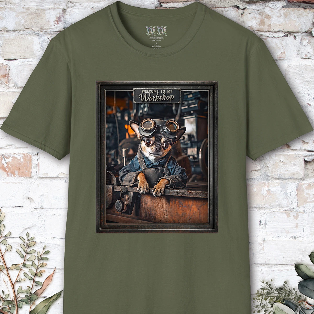 Chihuahua Workshop Unisex T shirt