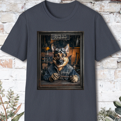 German Shepherd Workshop Unisex T shirt