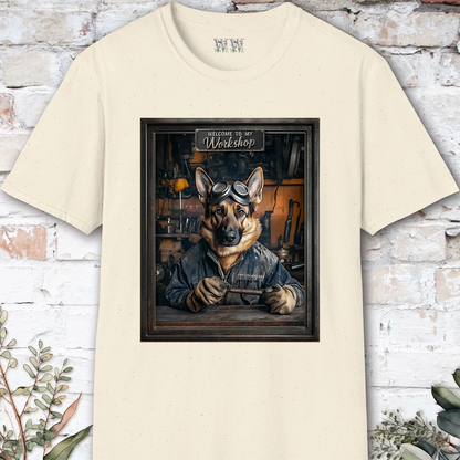 German Shepherd Workshop Unisex T shirt