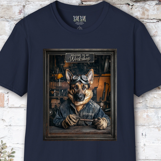 German Shepherd Workshop Unisex T shirt