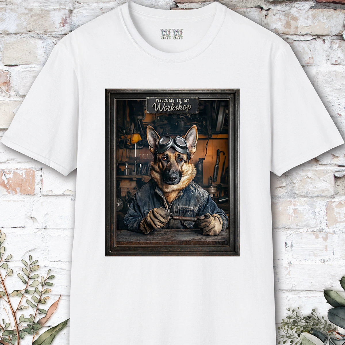 German Shepherd Workshop Unisex T shirt