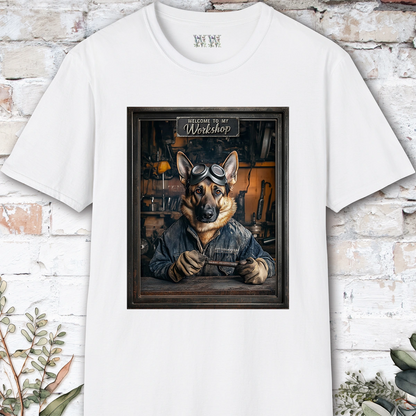 German Shepherd Workshop Unisex T shirt