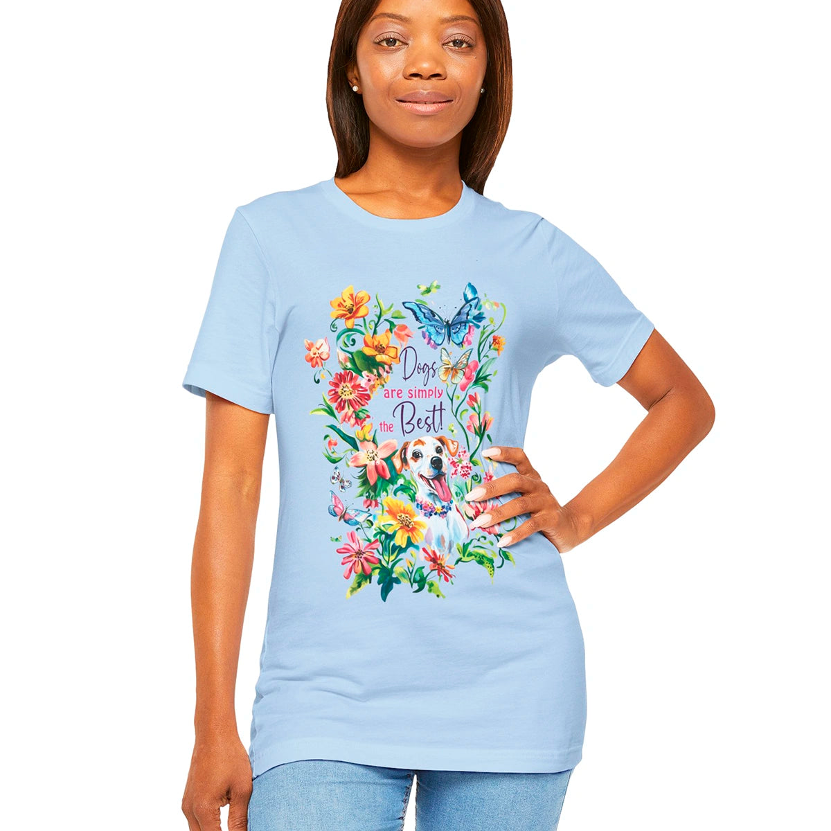 Dogs are simply the Best, Unisex T shirt