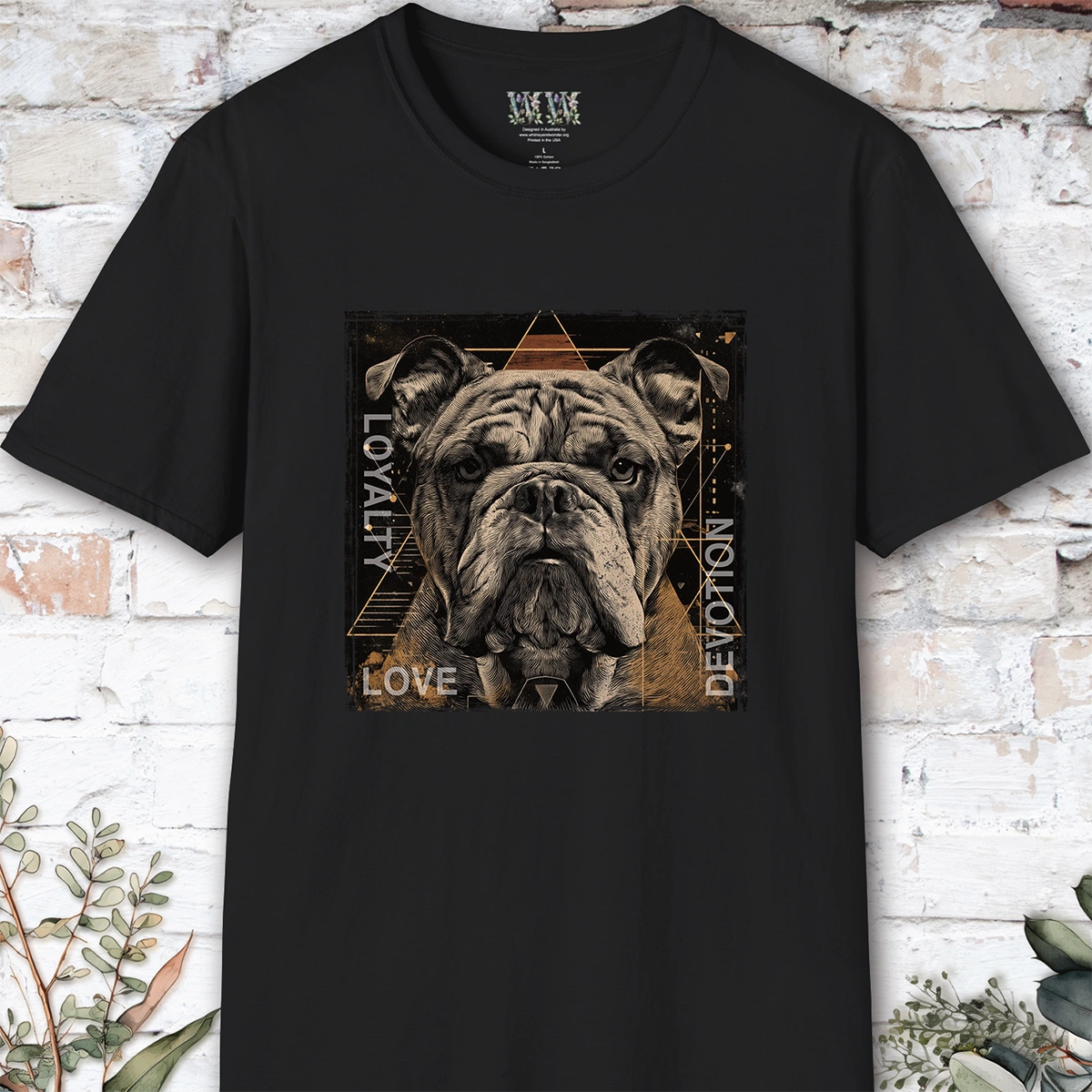 English/British Bulldog Devotion, Loyalty, Love T-Shirt