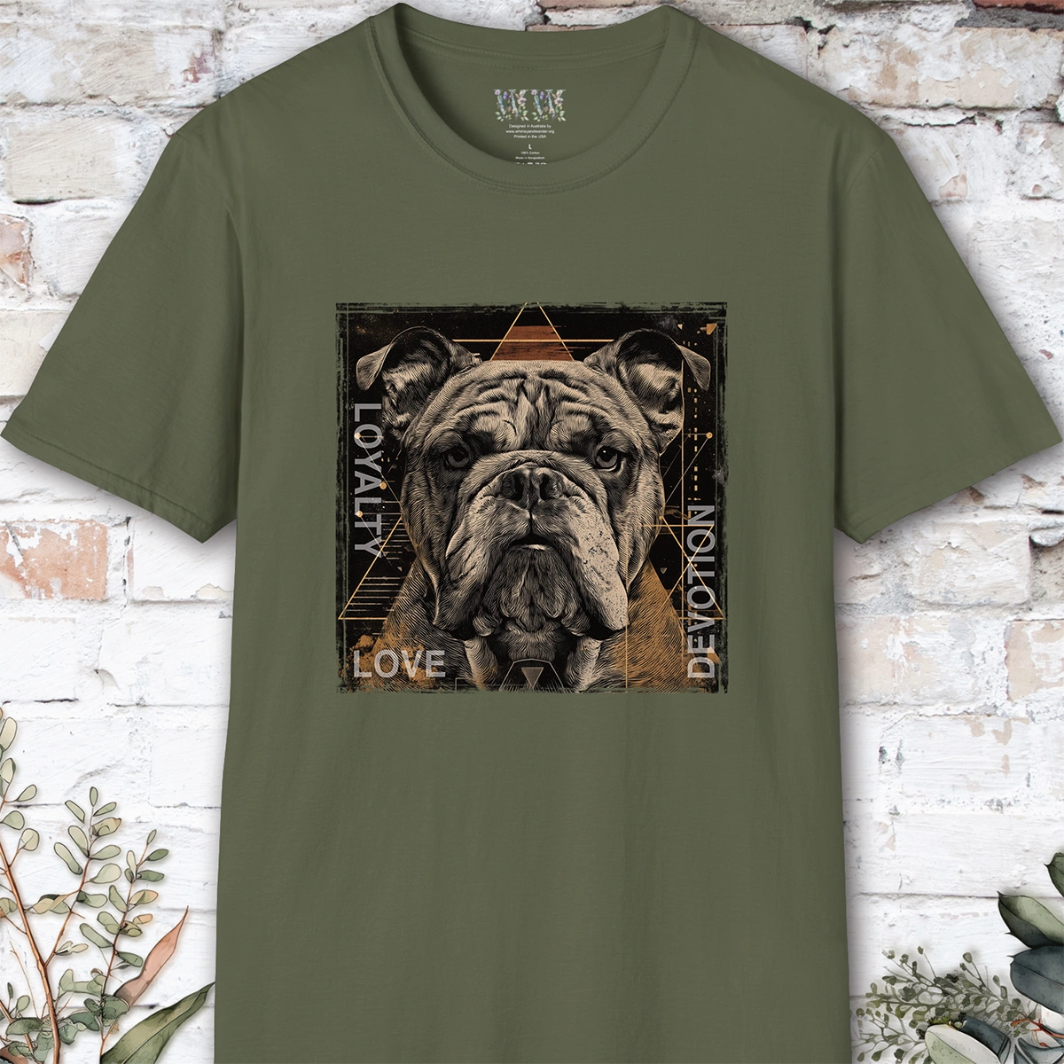 English/British Bulldog Devotion, Loyalty, Love T-Shirt