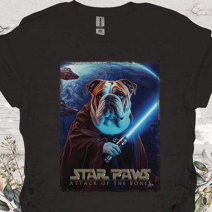 English Bulldog #2 Star Paws Unisex T shirt
