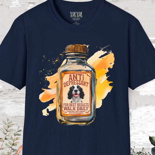 Antidepressant English Springer Spaniel #2 Unisex T shirt