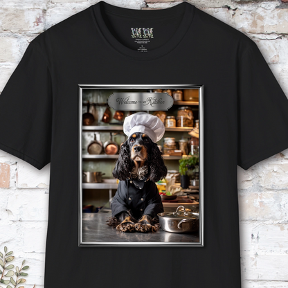 English Cocker Spaniel Chef Unisex T shirt