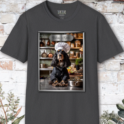 English Cocker Spaniel Chef Unisex T shirt