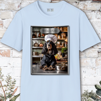 English Cocker Spaniel Chef Unisex T shirt
