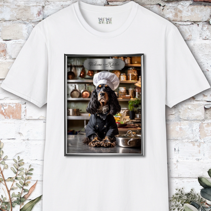 English Cocker Spaniel Chef Unisex T shirt
