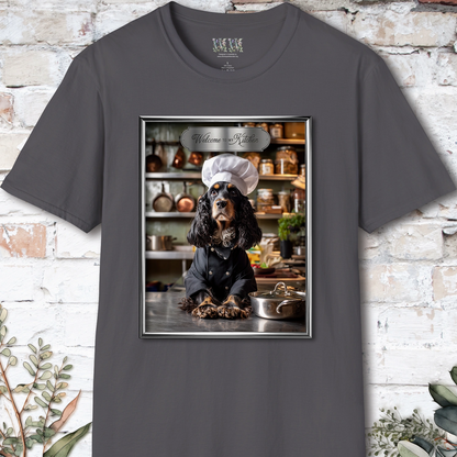 English Cocker Spaniel Chef Unisex T shirt