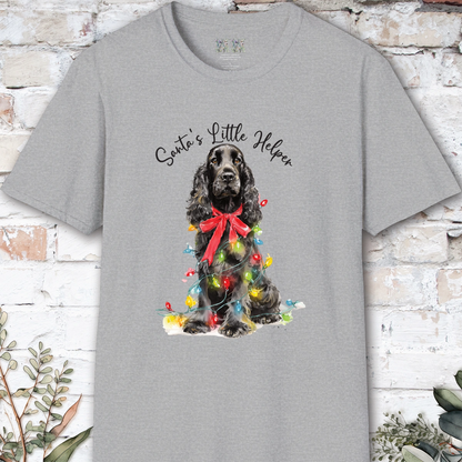 English Cocker Spaniel #1 Santa's little helper. unisex T shirt