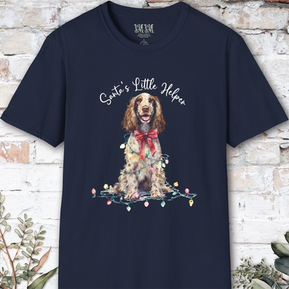 English Cocker Spaniel #3 Santa's little helper. unisex T shirt