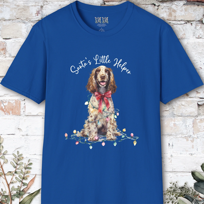 English Cocker Spaniel #3 Santa's little helper. unisex T shirt