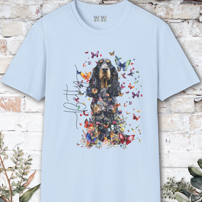 English Cocker Spaniel Floral Personalized T shirt