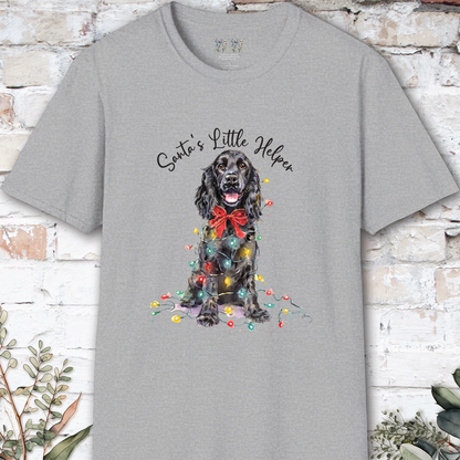 English Cocker Spaniel #6 Santa's little helper, unisex T shirt
