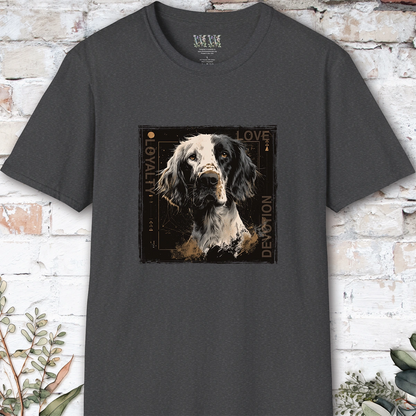 English Setter Devotion, Loyalty, Love, Devotion unisex T Shirt