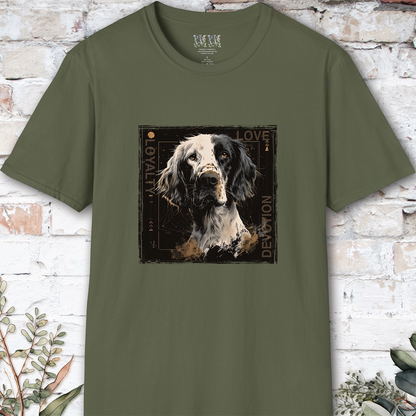 English Setter Devotion, Loyalty, Love, Devotion unisex T Shirt
