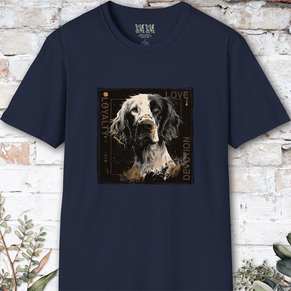English Setter Devotion, Loyalty, Love, Devotion unisex T Shirt