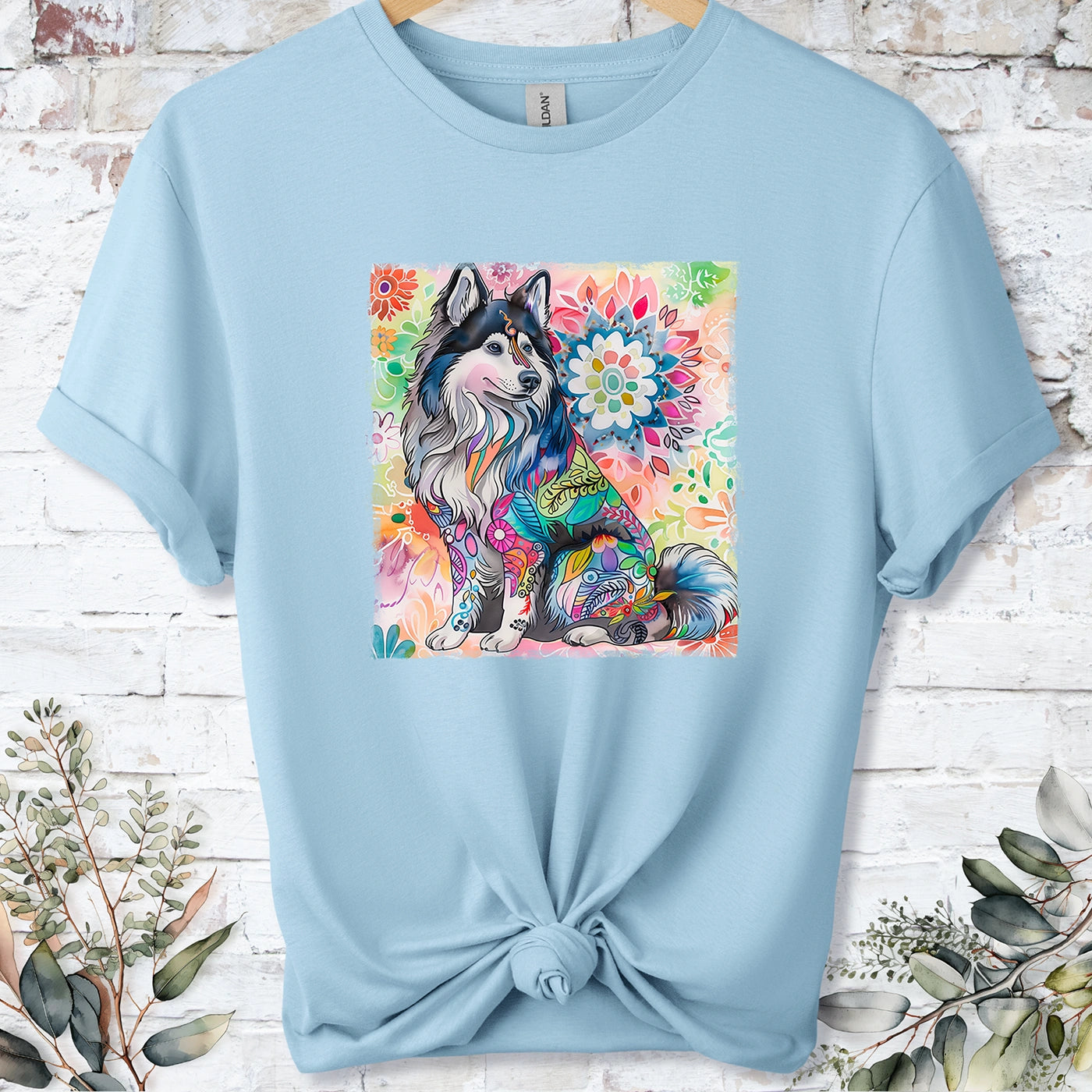 Finnish Lapphund Retro, Unisex T-shirt.