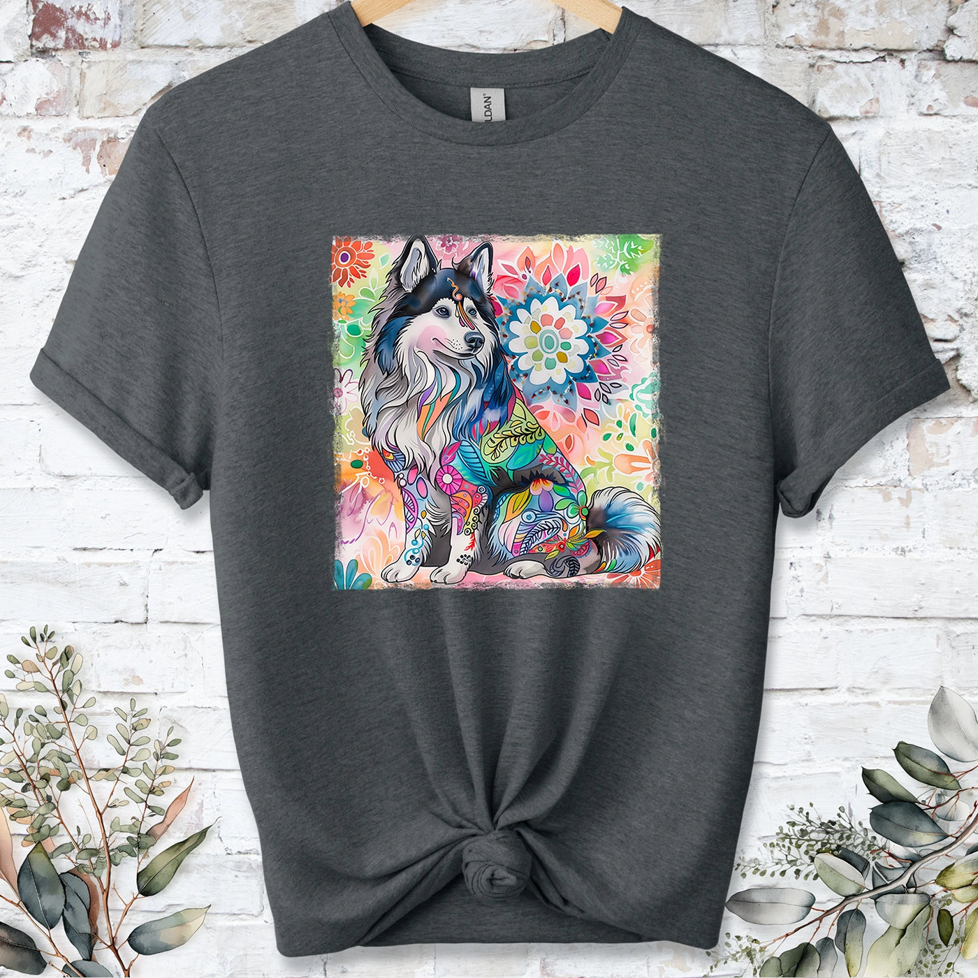 Finnish Lapphund Retro, Unisex T-shirt.