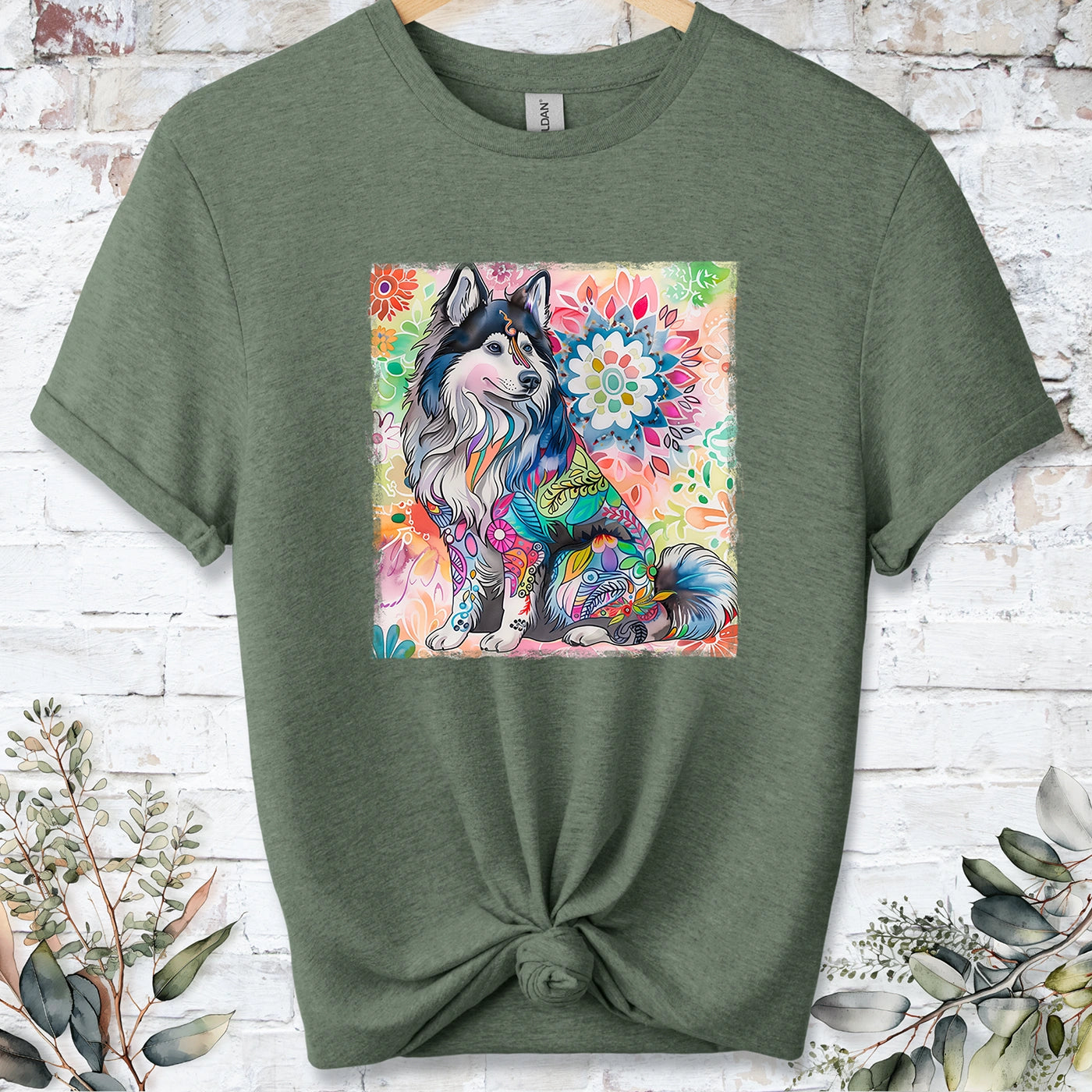 Finnish Lapphund Retro, Unisex T-shirt.
