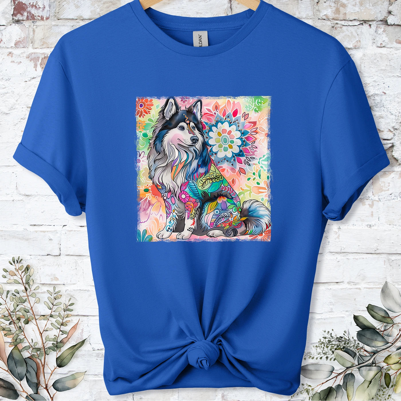 Finnish Lapphund Retro, Unisex T-shirt.