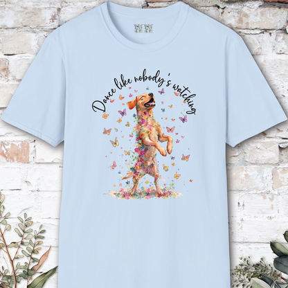 Fox Red Labrador "Dance like nobody's watching" unisex T shirt