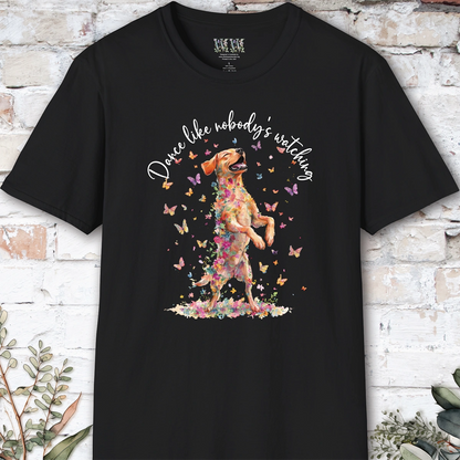 Fox Red Labrador "Dance like nobody's watching" unisex T shirt